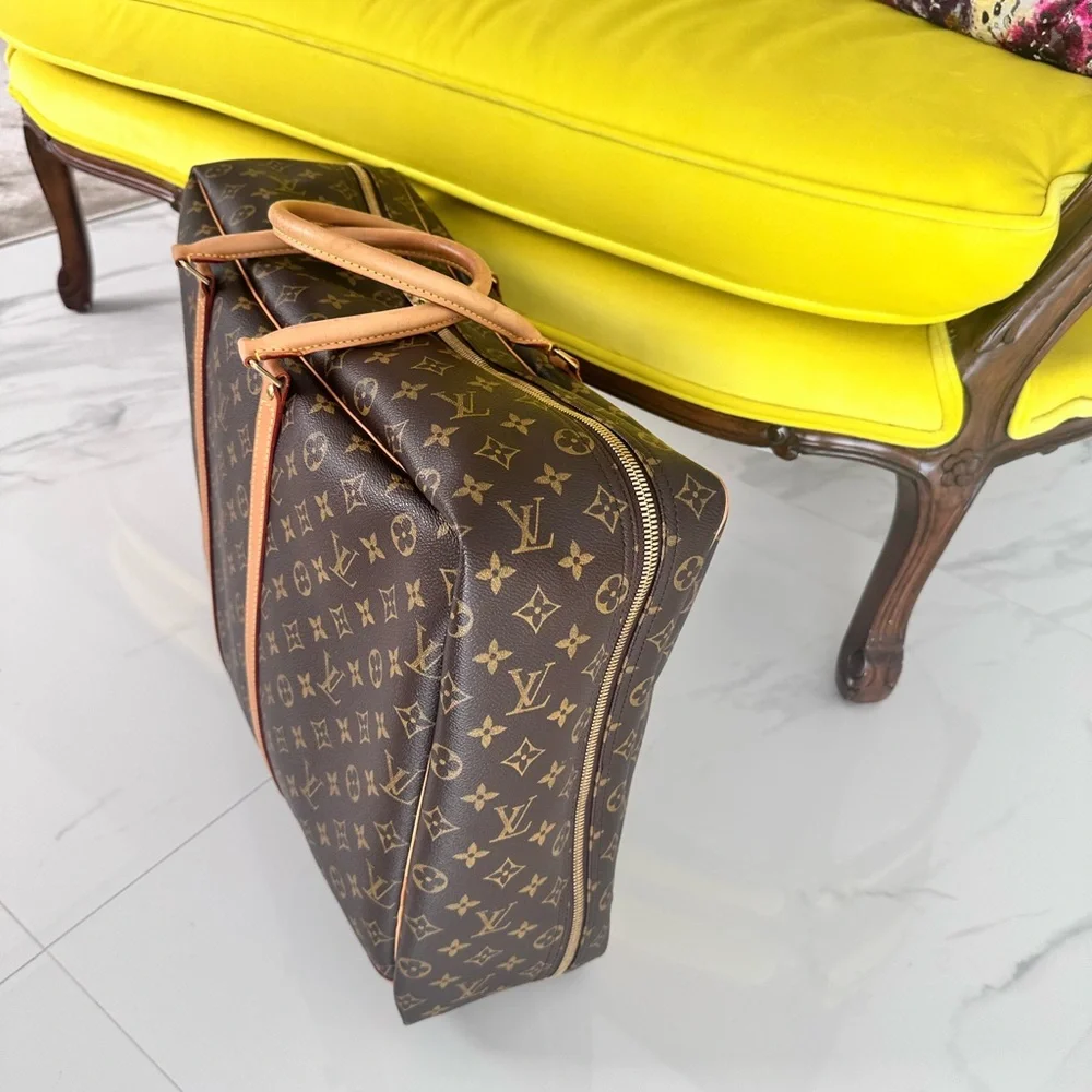 Louis Vuitton LV Travel Bag Sirius 55 Brown Monogram vintage excellent condition - Picture 3 of 11